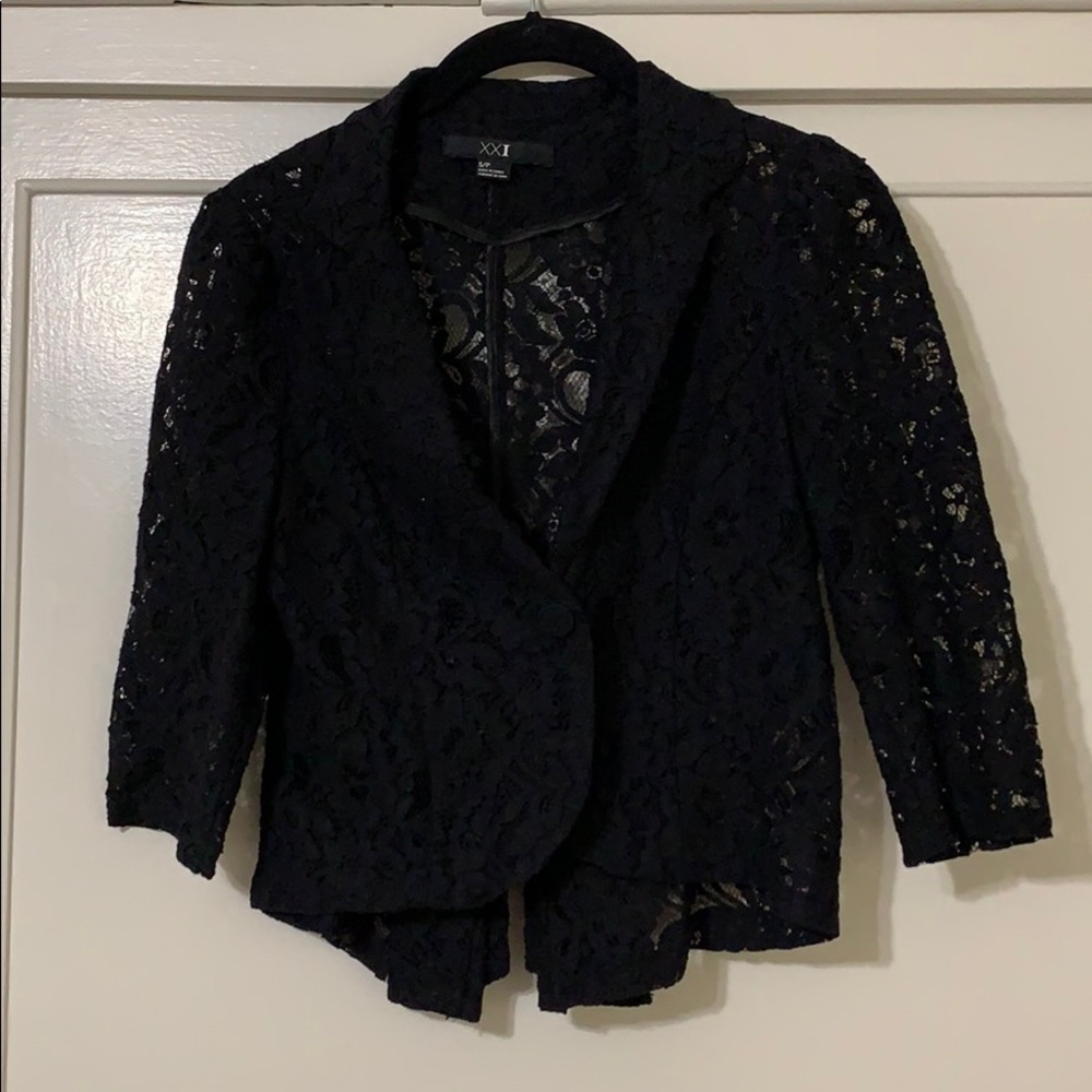 Lace blazer